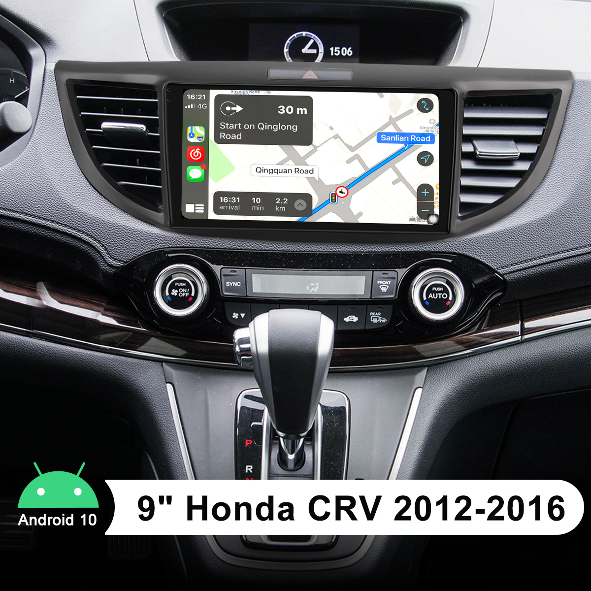 honda crv android 10 car radio joying