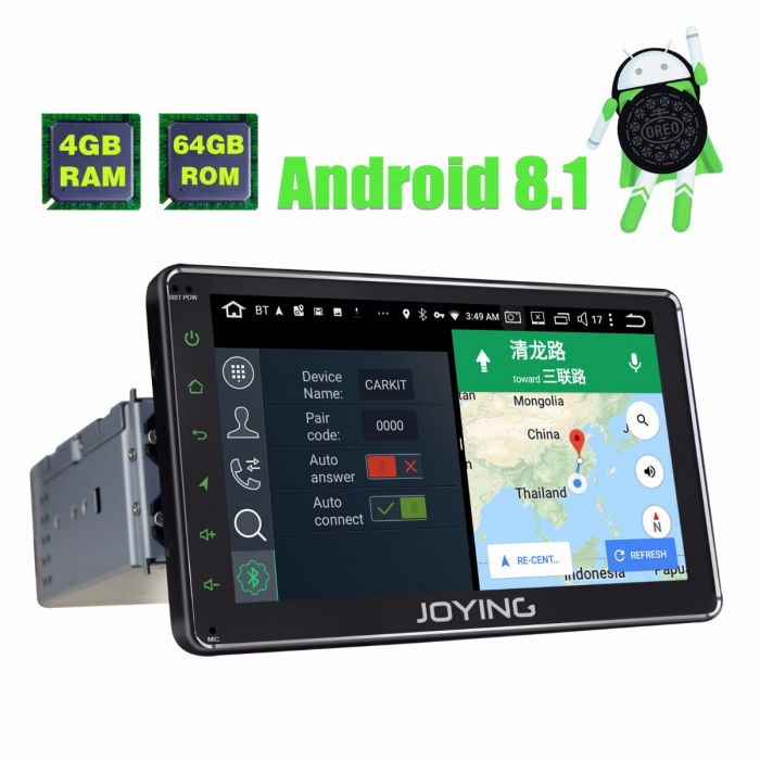 Joying Android 8 0 Px5 Octa Single Din Head Unit Car Stereo Replacement