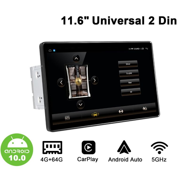 android car radio double din car audio system