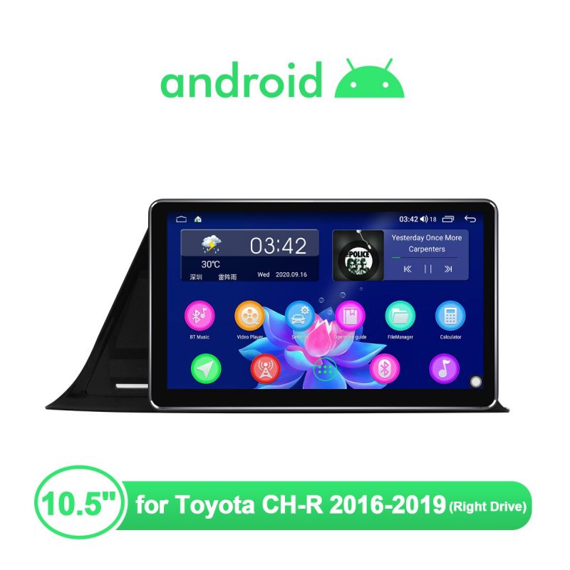 2016-2019 Toyota CH-R 10.5 Inch Android Head Unit With Digital&Coaxial Output