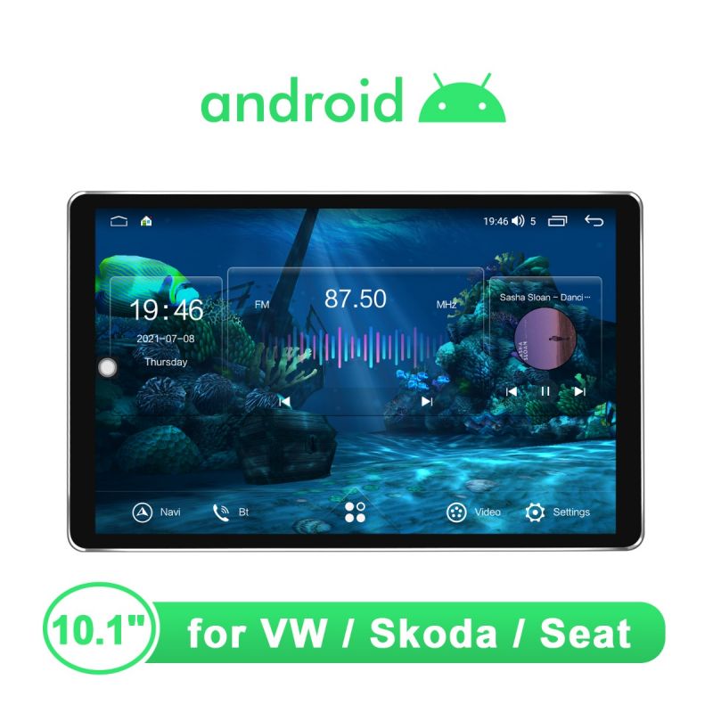 Joying 10.1 Inch VW Skoda Seat Autoradio 1280x800 Screen Resolution Head Unit