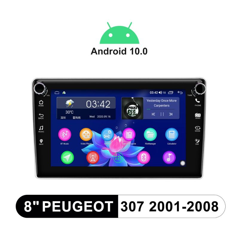 peugeot 307 android radio replacement