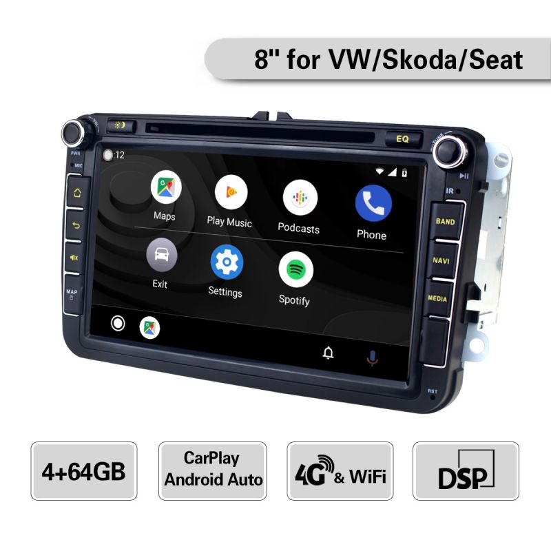 Best VW Autoradio Android Car Stereo GPS Navigation for Golf/Jetta ...