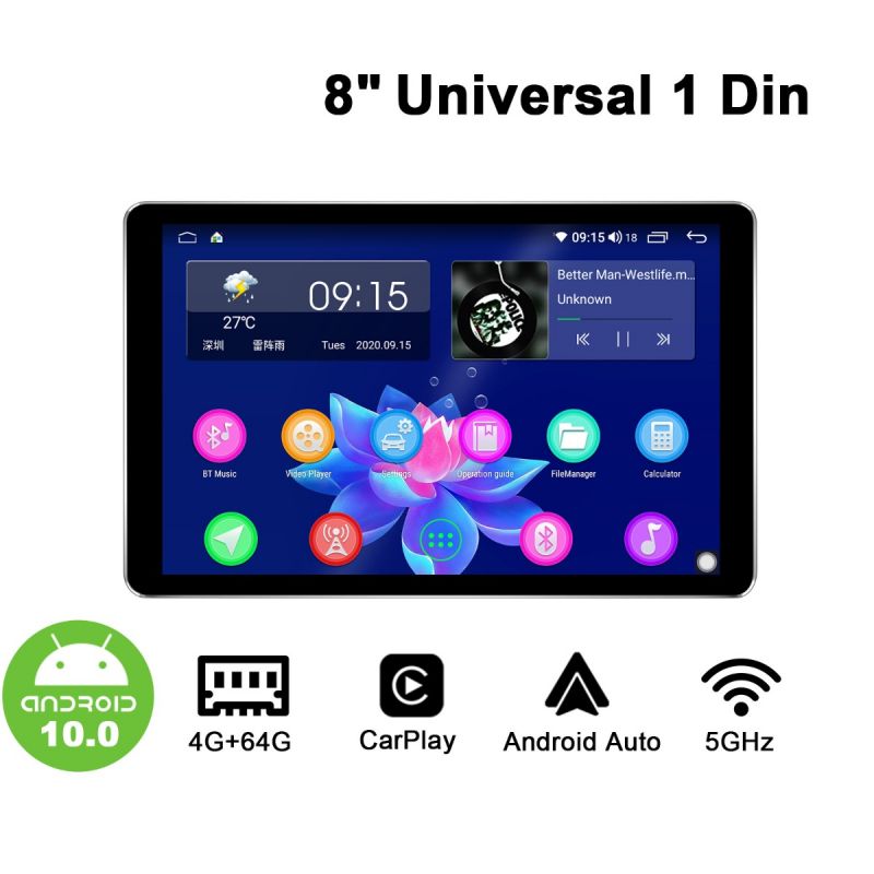 single din touch screen car stereo