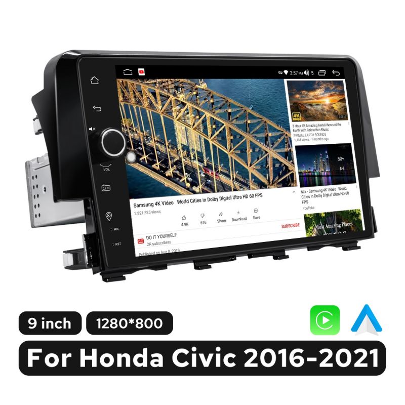 honda civic aftermarket stereo