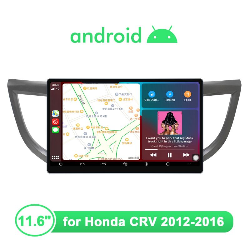 crv 11.6" car radio
