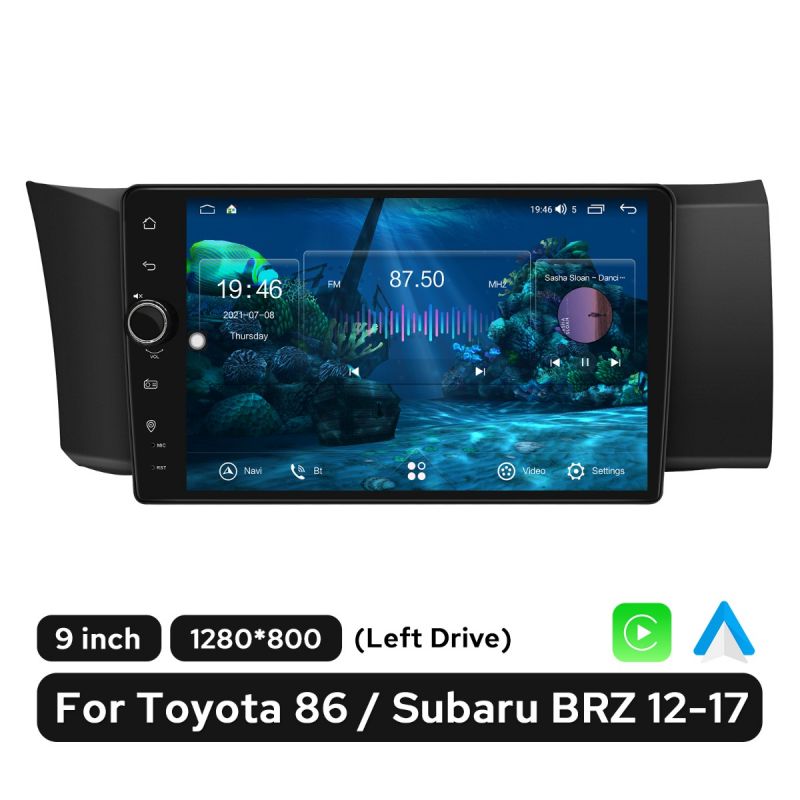  Toyota GT86, subaru BRZ head unit