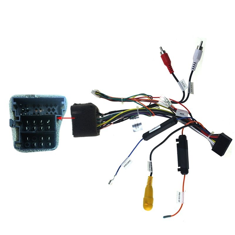 Joying Android head unit connection cable wiring harness for VW plug