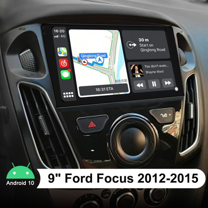 joying android 10 head unit ford focus car audio system 9 inch hd screen 4g lte stereo