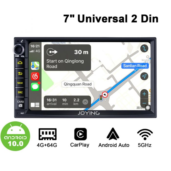 Android 2 Din Car Stereo With Sim Card Slot Head Unit Joying