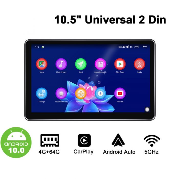 joying new arrival 10 5 double 2din autoradio android 10 0 4g lte stereo carplay system