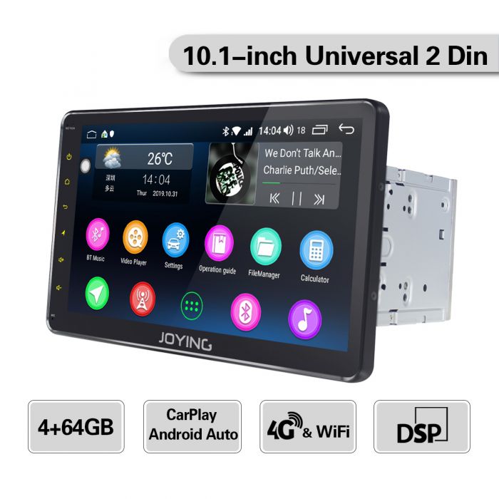 Aftermarket 2 Din Head Unit Android Auto System Octa Core 4gb Ips