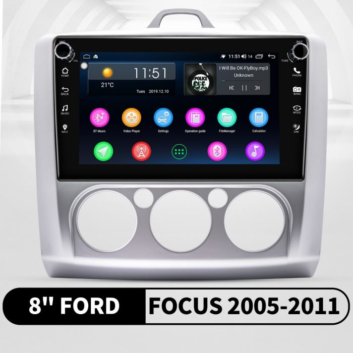 Ford Focus Android Octa Core Head Unit With Dsp Joying