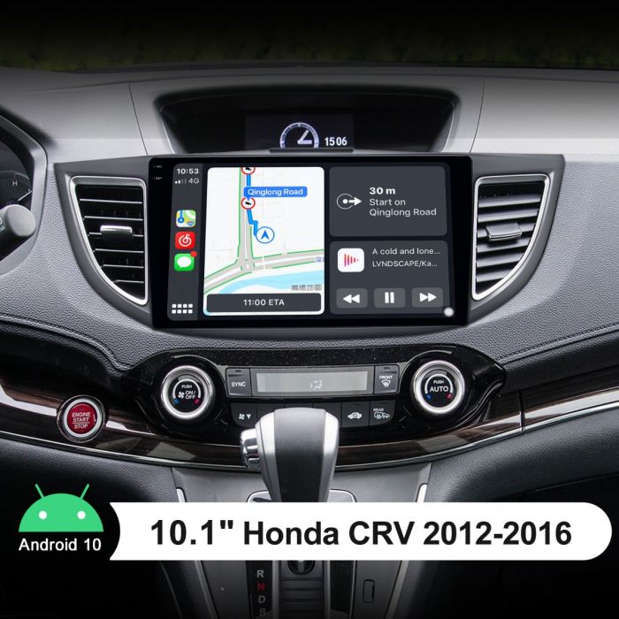 10 1 inch ultra thin screen car stereo for honda crv android 10 autoradio with 1280 720