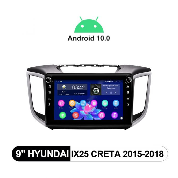 joying 9 inch touch screen hyundai ix25 creta car stereo android 10 gps navigation system