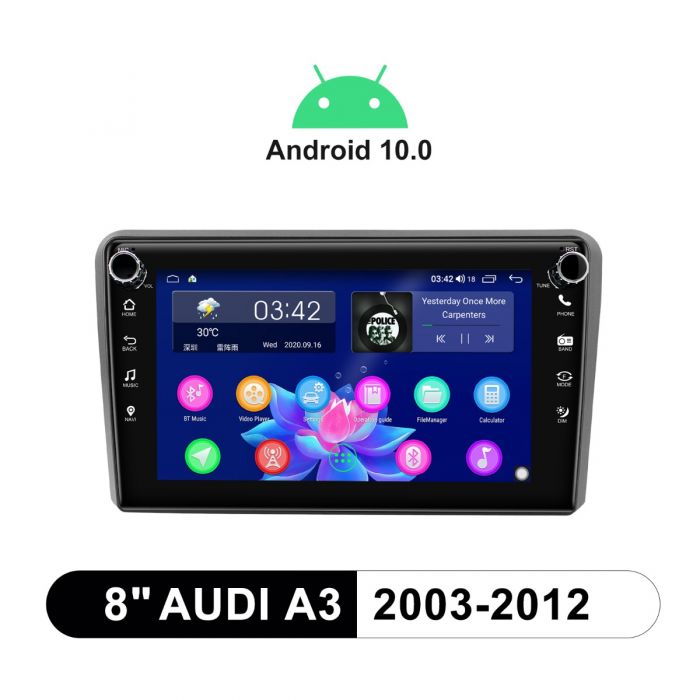 joying audi a3 s3 android 10 0 car stereo 4g lte head unit 8 inch screen 4gb 64gb