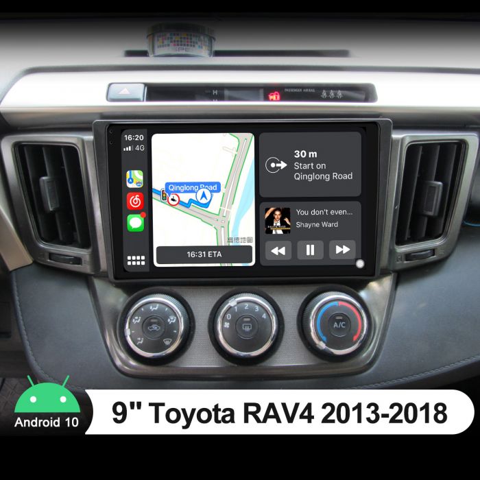 Joying 9 Inch Plug And Play Car Radio Gps Navigation For 2013 2018 Toyota Rav4