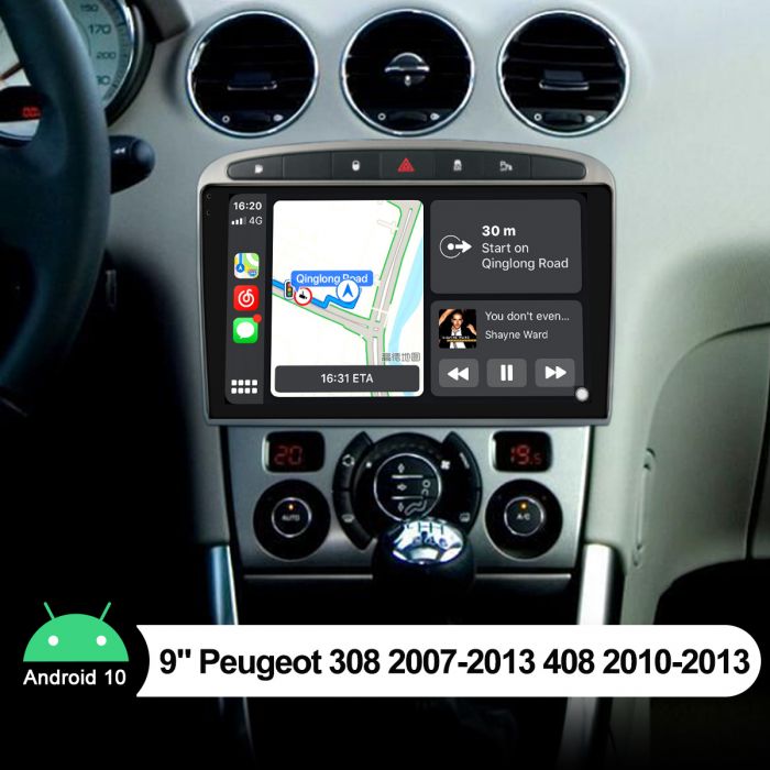 joying peugeot 308 radio 9 inch touch screen head unit android 10 carplay system