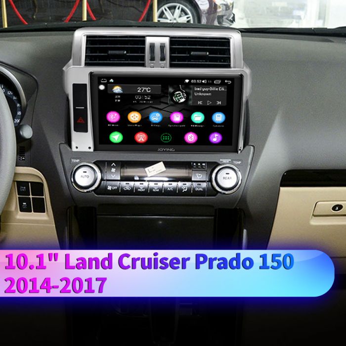 10 1 Inch 1280 720 Screen Android Gps Navigation System For Toyota Land Cruiser Prado 150 2013 2017
