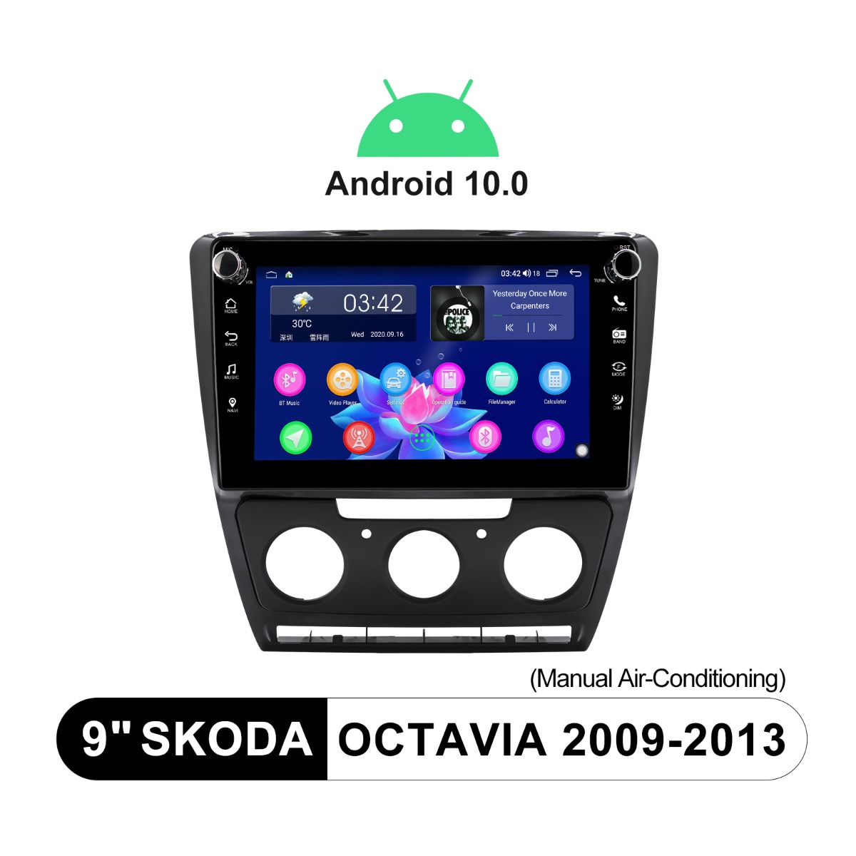 Skoda Stereo Android Autoradio with Bluetooth 5.1 Joying