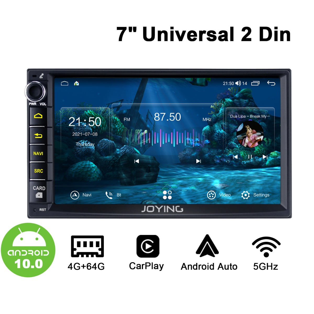 2 Din Autoradio - Android 10.0 Stereo - Joying