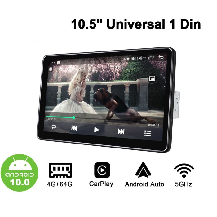 1 din top stereo with screen