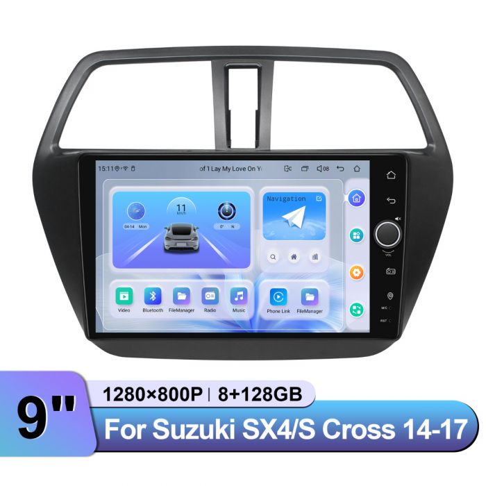 Android 13 Radio Multimedia System For Suzuki SX4/S Cross2014-2017