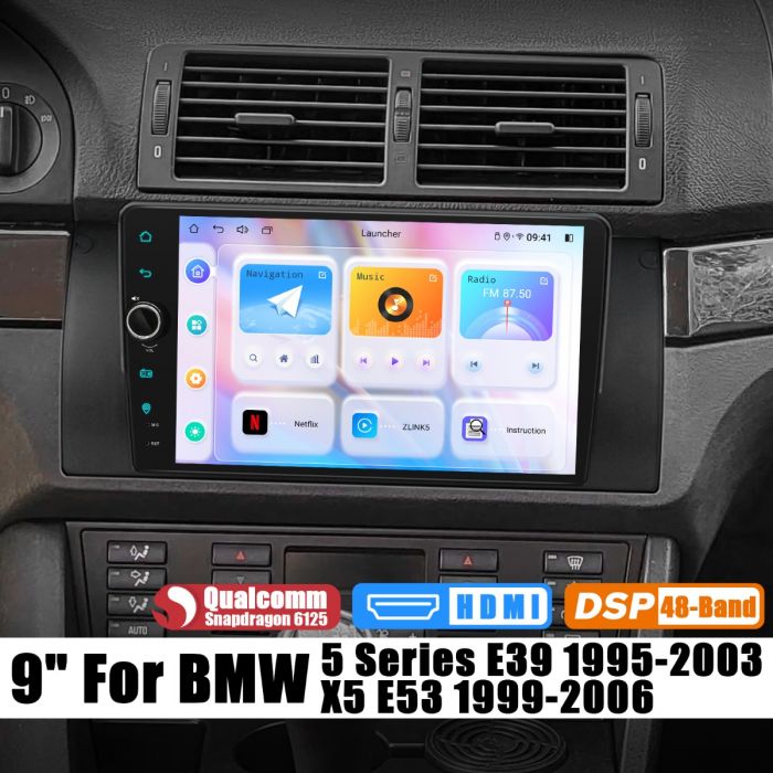 BMW 5 Series E39 4G Android 12 Autoradio - Joying
