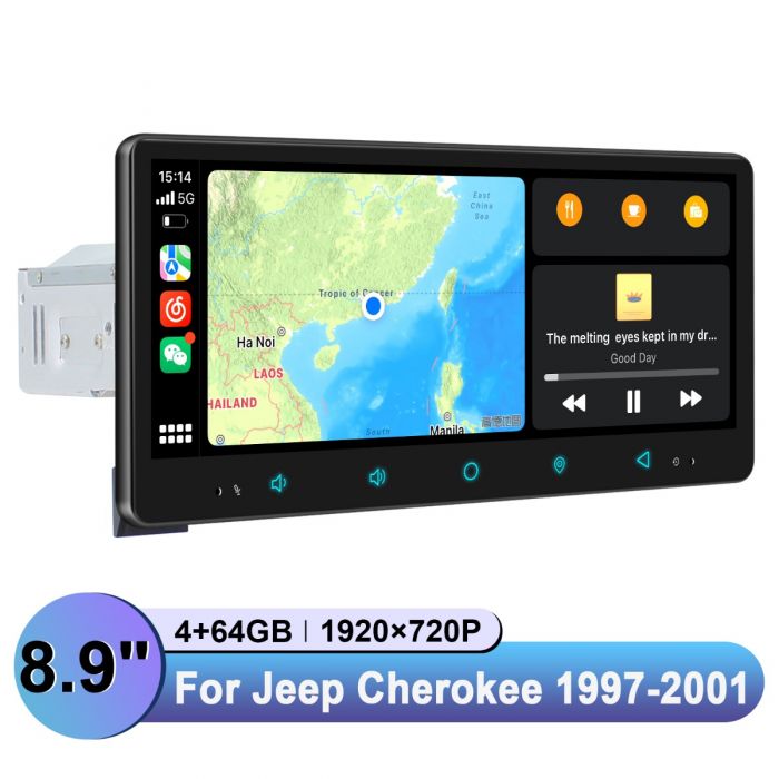 Jeep Cherokee 1997-2001 Android 13 Autoradio