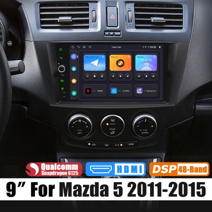 Mazda 5 Android Autoradio 4G LTE GPS Stereo - Joying