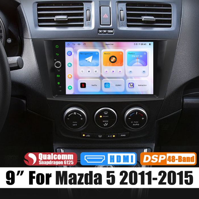 Mazda 5 shop aftermarket stereo