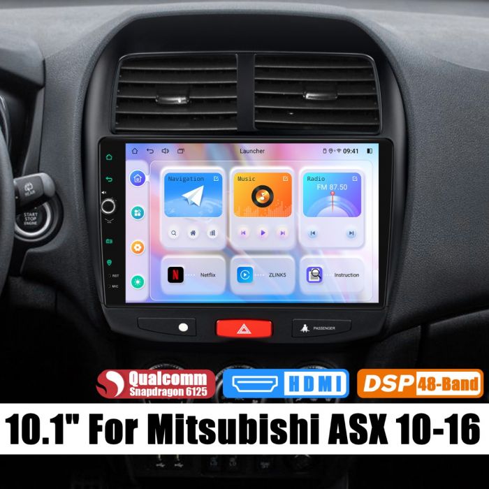 Mitsubishi ASX Android 4G LTE Head Unit Replacement Mitsubishi ASX Android 4G LTE Head Unit Replacement