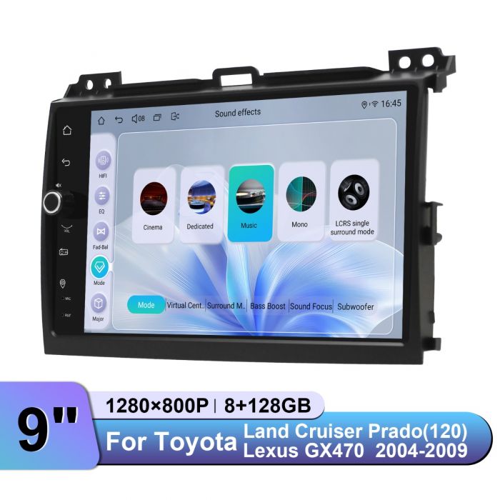 Toyota Land Cruiser Prado Head Unit Car Stereo - Joying