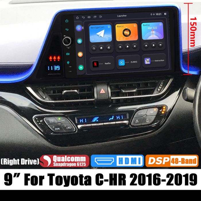 Toyota CH-R Android 12 Car Stereo GPS Navigation System