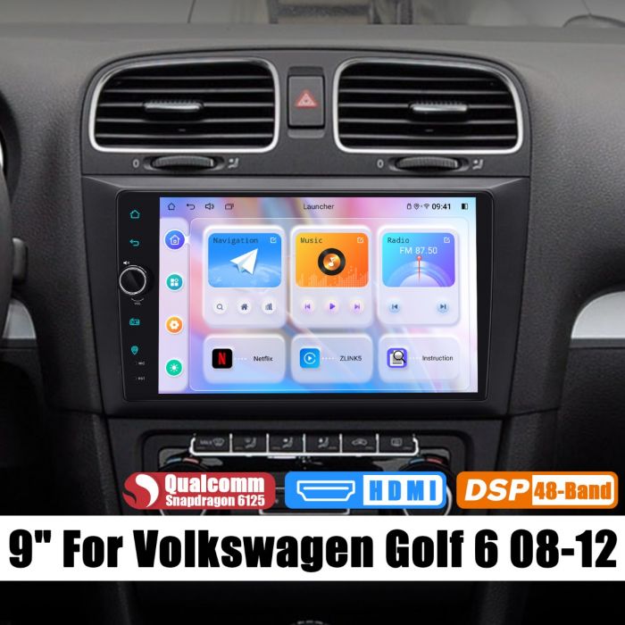 Plug and Play Android Autoradio for VW Golf 6