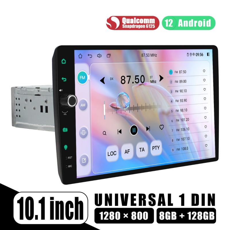 android 10 single din radio