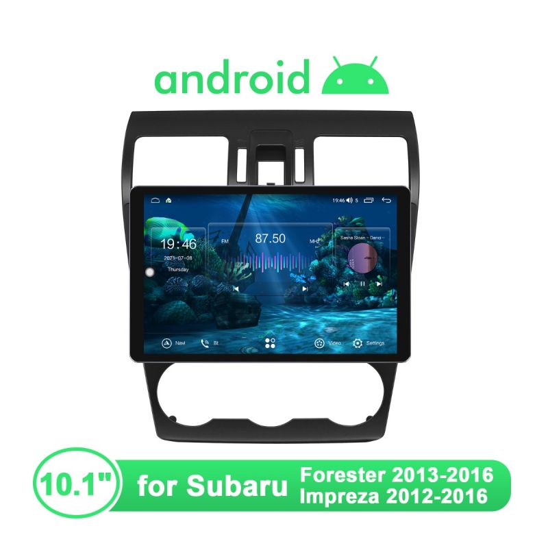 2013-2016 Subaru Forester & 2012-2016 Impreza Android Head Unit 10.1 Inch IPS Screen