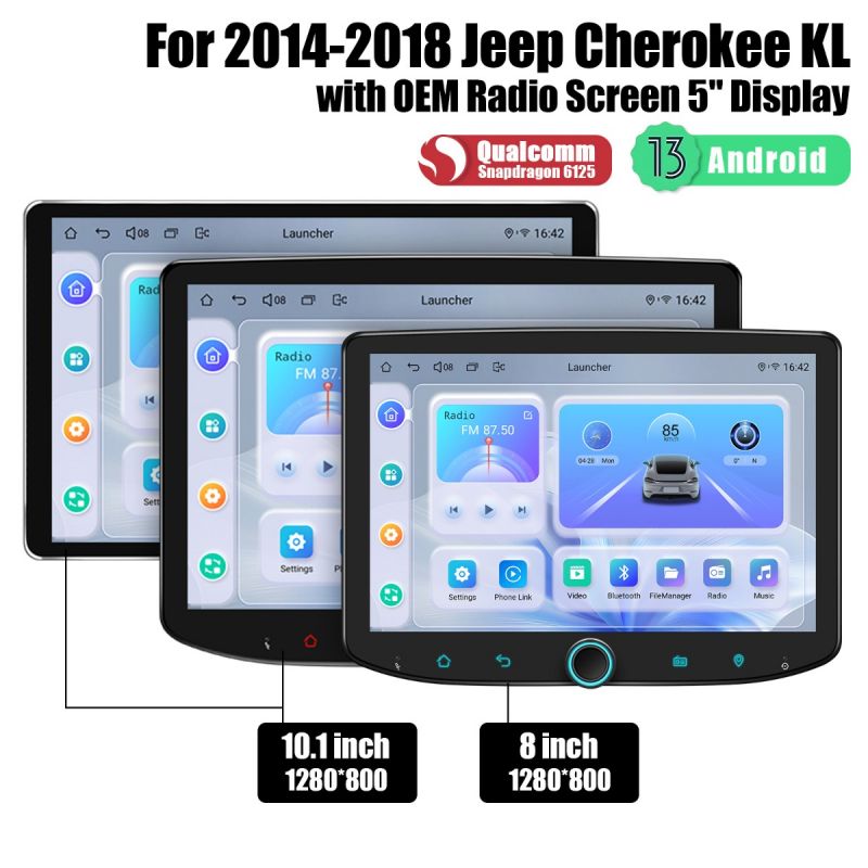 Jeep Cherokee KL 2014-2018 Car Radio 