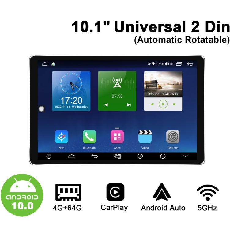 10.1 inch double din head unit