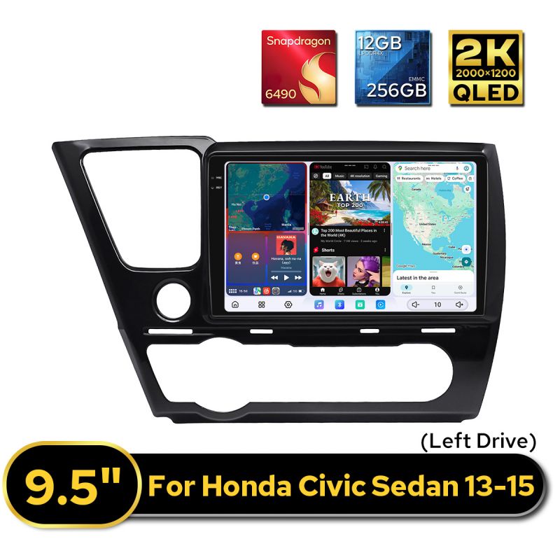 9.5" Civic Sedan