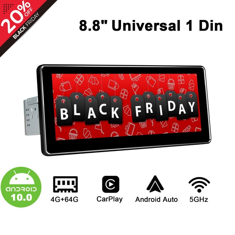 1 din touch screen android auto head unit