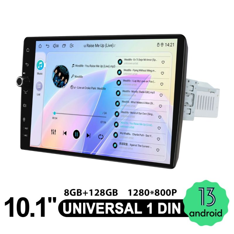 single din hd touch screen head unit