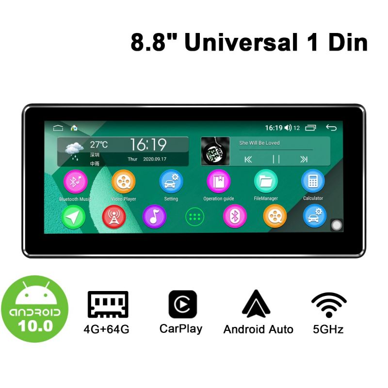 Joying widescreen single din radio
