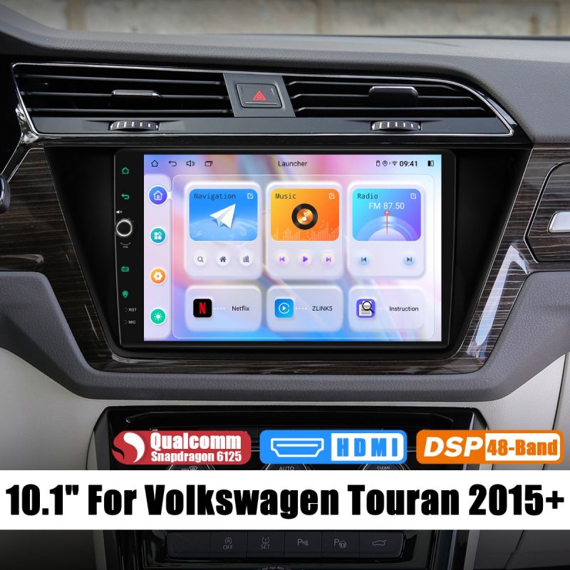 volkswagen touran android autoradio