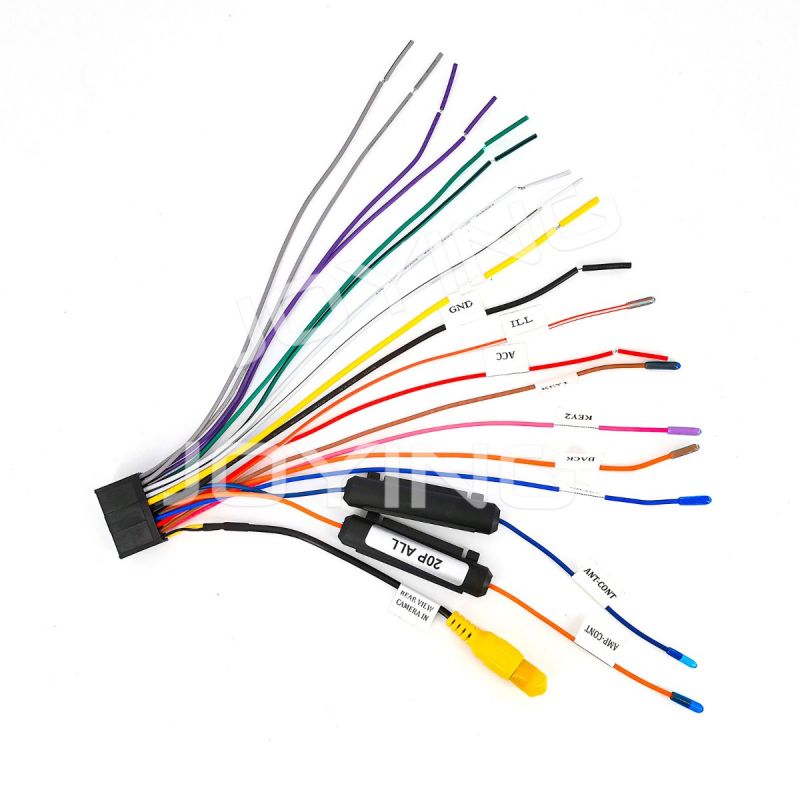 Joying standard ISO harness wiring cable for universal head unit
