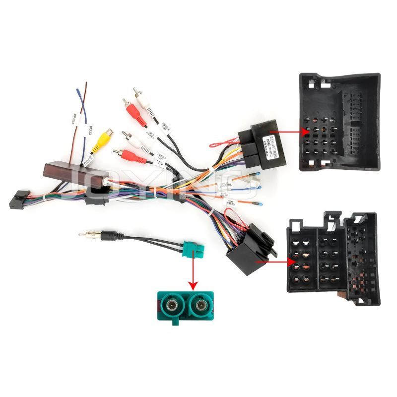 Joying Audi A3 A4 Connect Harness With Canbus Box Decoder