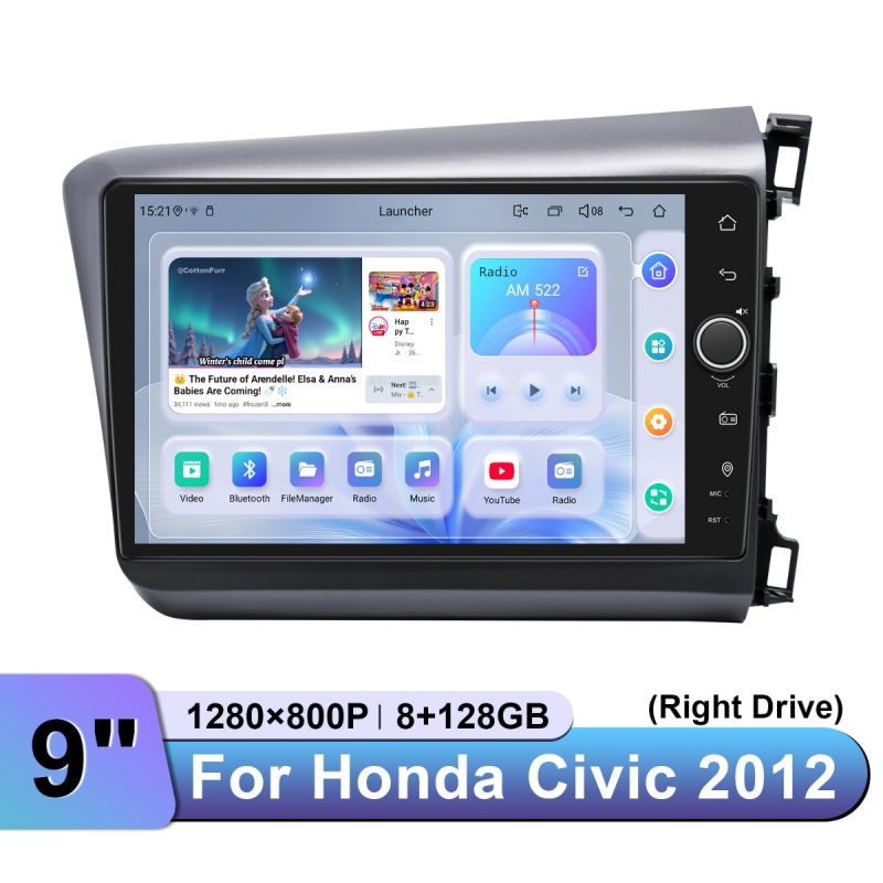 honda civic head unit replacement