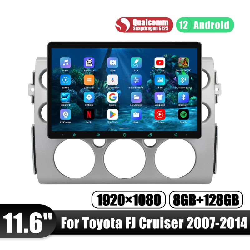 android 2din radio for fj cruiser