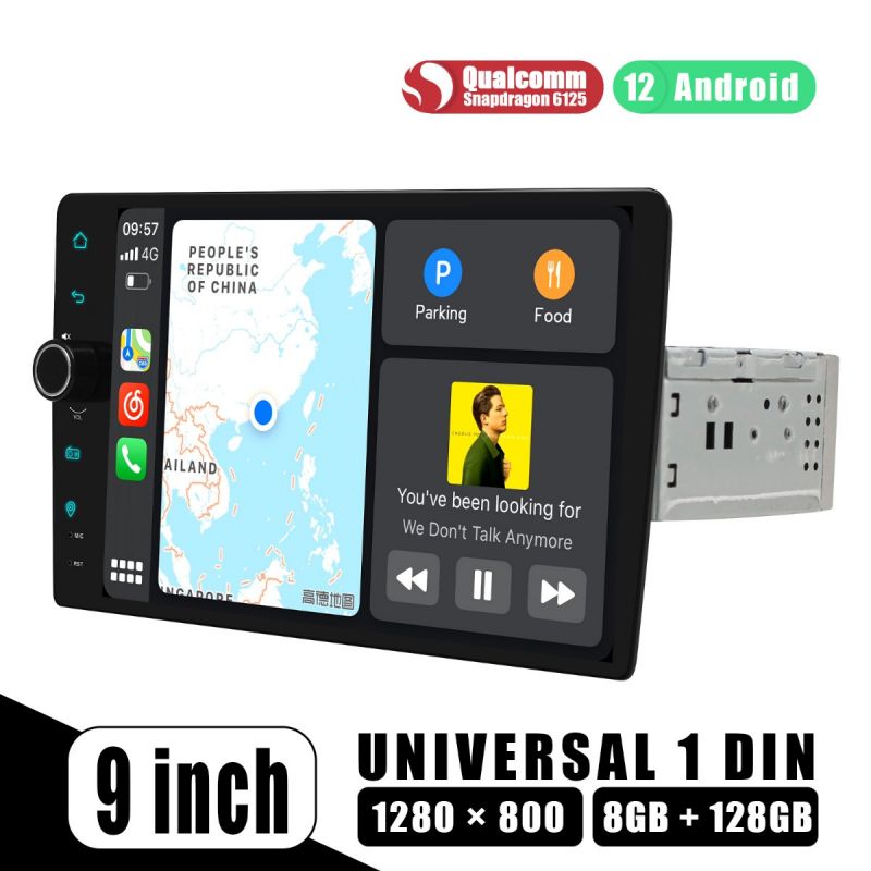 9 inch single din stereo