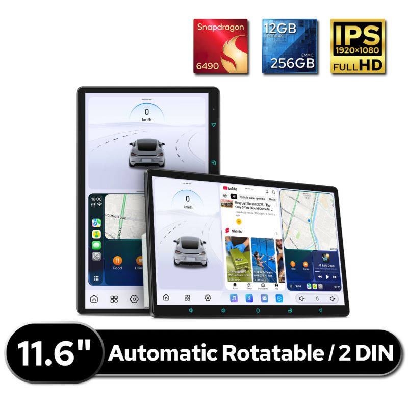 11.6" Rotaing Screen